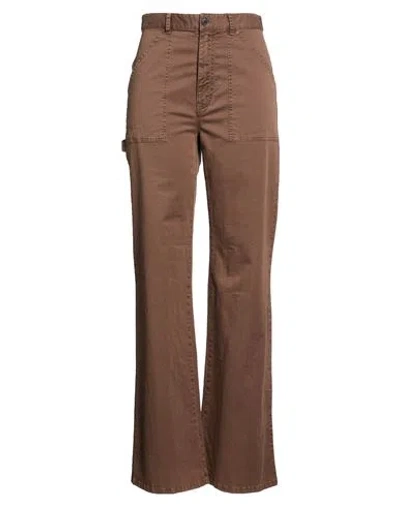 Nili Lotan Woman Pants Brown Size 2 Cotton