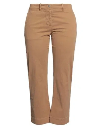 Nili Lotan Woman Pants Camel Size 00 Cotton, Elastane In Beige