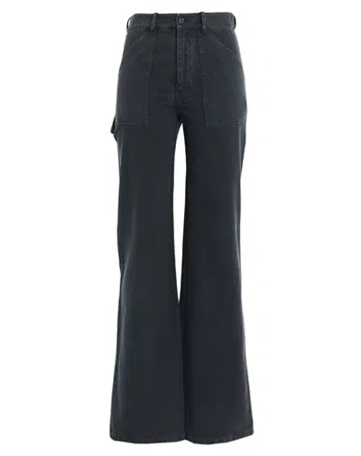 Nili Lotan Woman Pants Charcoal Size 4 Cotton In Grey