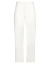 Nili Lotan Woman Pants Cream Size 8 Cotton, Elastane In White