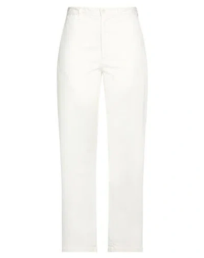 Nili Lotan Woman Pants Cream Size 8 Cotton, Elastane In White