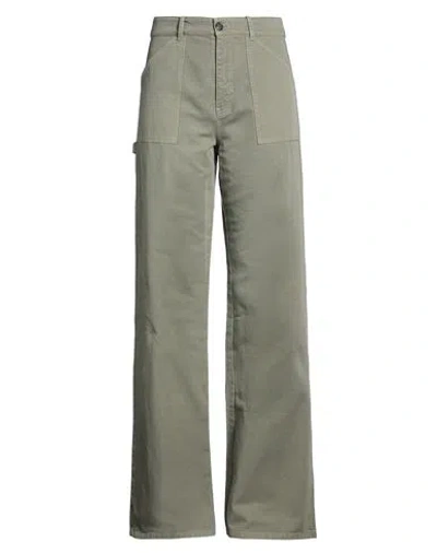 Nili Lotan Woman Pants Green Size 10 Cotton