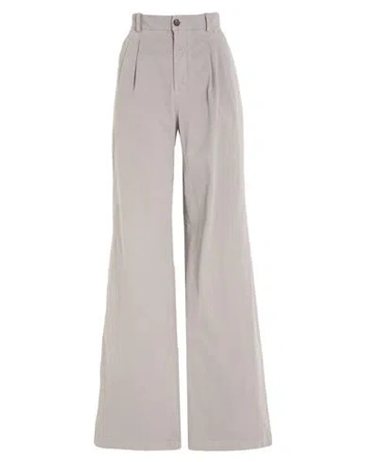 Nili Lotan Flavie Pleated Stretch-cotton Twill Wide-leg Pants In Gray