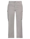 Nili Lotan Woman Pants Grey Size 4 Cotton, Linen