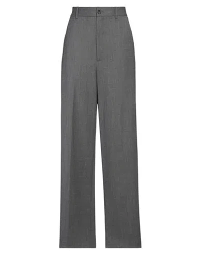 Nili Lotan Woman Pants Lead Size 6 Polyester, Virgin Wool, Elastane In Grey