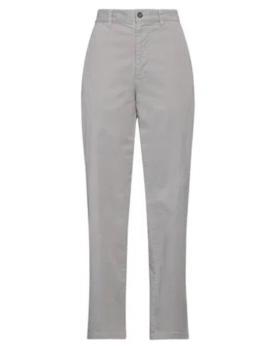 Nili Lotan Woman Pants Light Grey Size 6 Cotton, Elastane