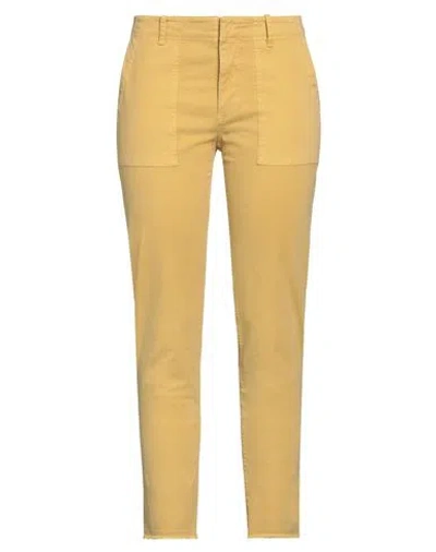 Nili Lotan Woman Pants Ocher Size 2 Cotton, Elastane In Yellow