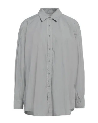 Nili Lotan Woman Shirt Grey Size M Cotton