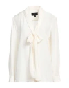 Nili Lotan Woman Shirt Ivory Size L Silk In White