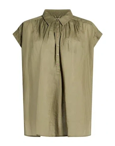 Nili Lotan Woman Shirt Military Green Size Xs Cotton
