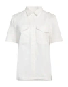 Nili Lotan Woman Shirt White Size M Cotton In White