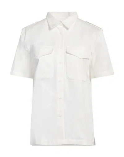 Nili Lotan Woman Shirt White Size M Cotton