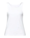 Nili Lotan Woman Tank Top White Size L Cotton