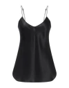 Nili Lotan Isabella Silk-satin Top In Black