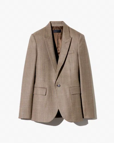 Nili Lotan Women's Anabel Wool Blazer Glen Tan, 00