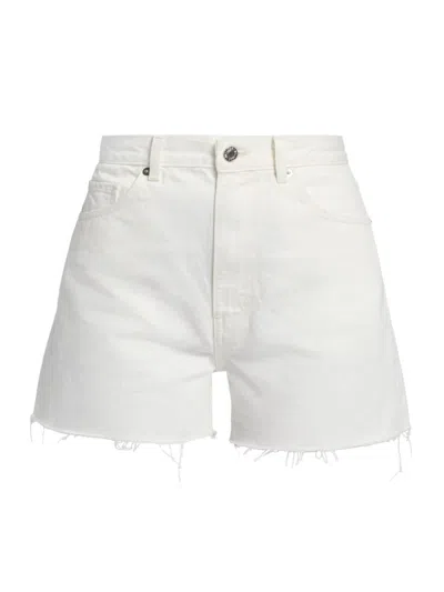 Nili Lotan Women's Cobain Denim Shorts In White