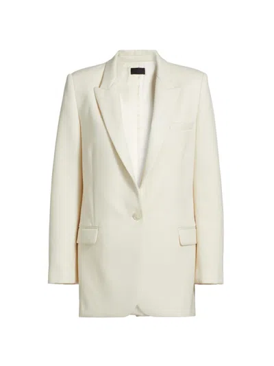 Nili Lotan Diane Wool-twill Blazer In Neutral