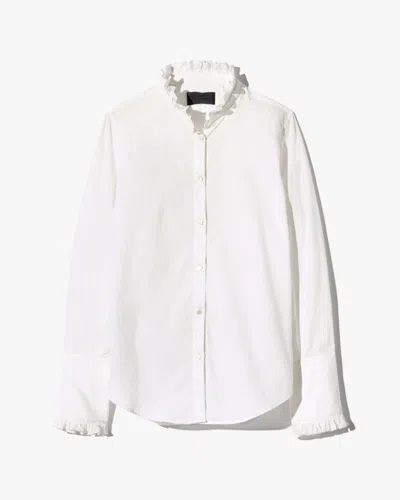 Nili Lotan Women's Elio Shirt White, Xs - 100% Cotton