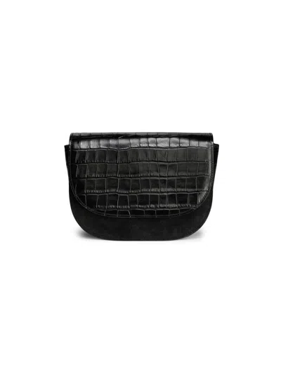 Nili Lotan Women's Francoise Leather Clutch In Black
