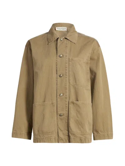 Nili Lotan Women's Franklin Cotton Button-front Jacket In Multi