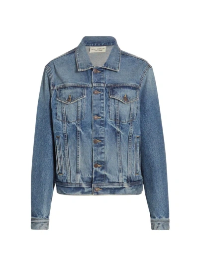 Nili Lotan Women's Hubert Denim Jacket In Ocean Wash