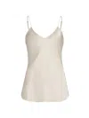 Nili Lotan Women's Isabella Silk Tank Top In White