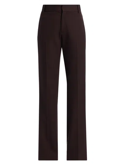 Nili Lotan Women's Ivan Wool Pants In Black