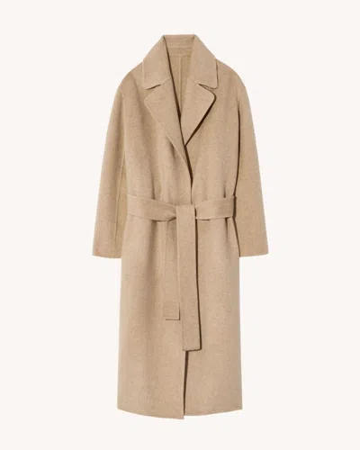 Nili Lotan Women's Jarel Coat Hazelnut, Xs - 100% Virgin Wool In Nude