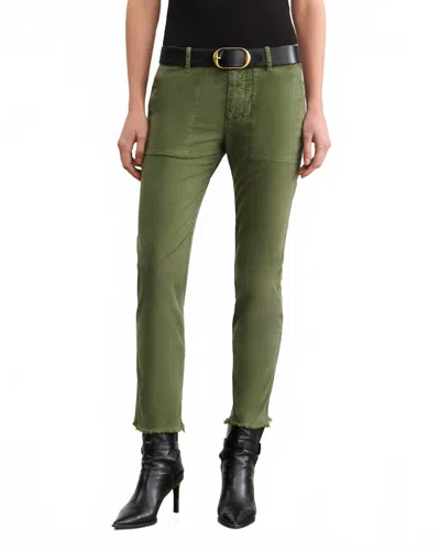 Nili Lotan Women's Jenna Straight Crop Twill Pants In Camo