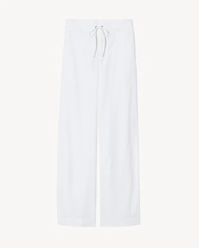 Nili Lotan Women's Kai Pant White, L - 100% Cotton