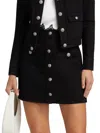Nili Lotan Women's Kris Denim Miniskirt In Black