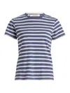 Nili Lotan Lana Striped Cotton Jersey T-shirt In Multi