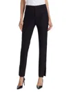 Nili Lotan Lino Skinny Trousers In Black