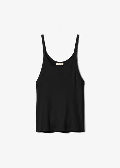 Nili Lotan Women's Loretta Tank Jet Black, S - 100% Cotton