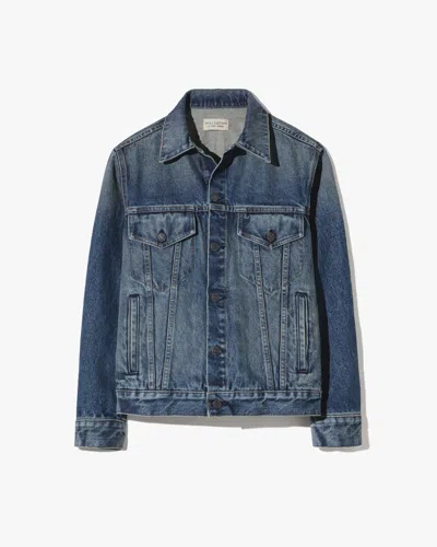 Nili Lotan Women's Marian Denim Jacket Simon Wash, L - 100% Cotton
