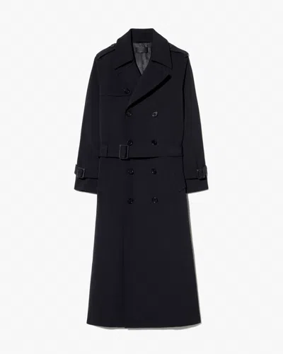 Nili Lotan Women's Marin Trench Coat Black, S