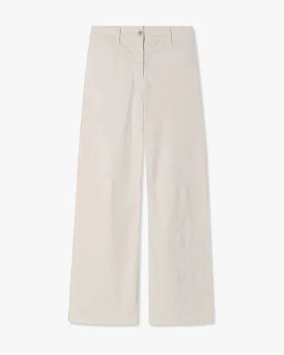 Nili Lotan Women's Megan Cotton Pant Stone, 8 In Neutral