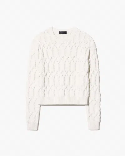 Nili Lotan Women's Miklos Sweater White, Xs