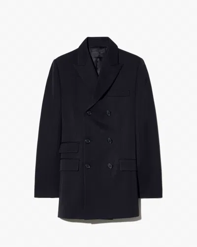 Nili Lotan Women's Noah Wool Jacket Black, 10 - 100% Virgin Wool