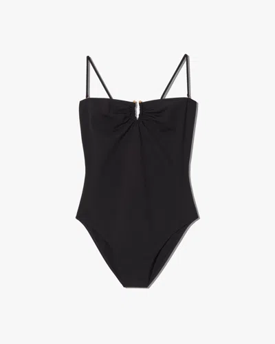 Nili Lotan Women's One Piece Bathing Suit Black, S