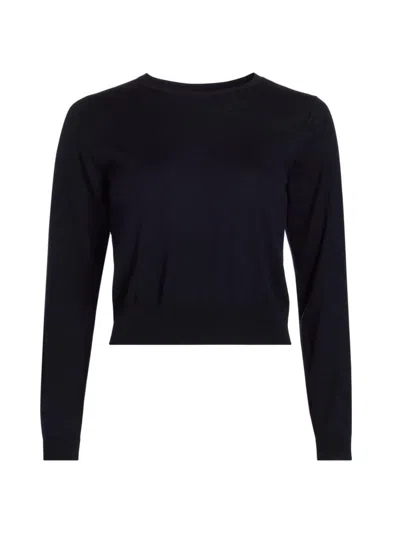 Nili Lotan Women's Oriana Wool Crewneck Sweater In Blue