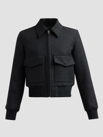 Nili Lotan Redley Bomber Jacket In Black