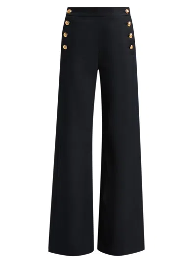 Nili Lotan Women's Reed Cotton-linen Sailor Pants In Black