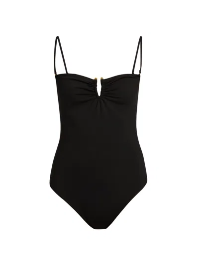 Nili Lotan Spaghetti Strap Swimsuit In Multi