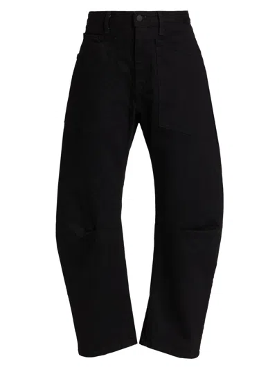 Nili Lotan Shon High-rise Barrel-leg Jeans In Multi