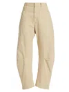 Nili Lotan Women's Shon Cotton Twill Pants In Neutral