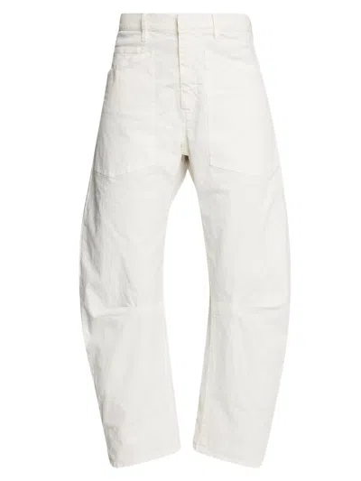 NILI LOTAN WOMEN'S SHON COTTON TWILL PANTS