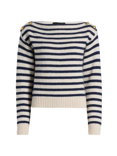 Nili Lotan Tandy Striped Cashmere Sweater In Multi
