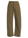Nili Lotan Women's Tribeca Cotton Mid-rise Barrel Pants In Multi