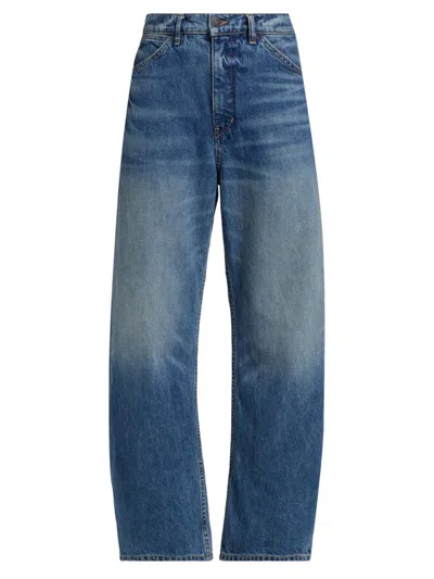 Nili Lotan Women's Tribeca Tapered Wide-leg Jeans